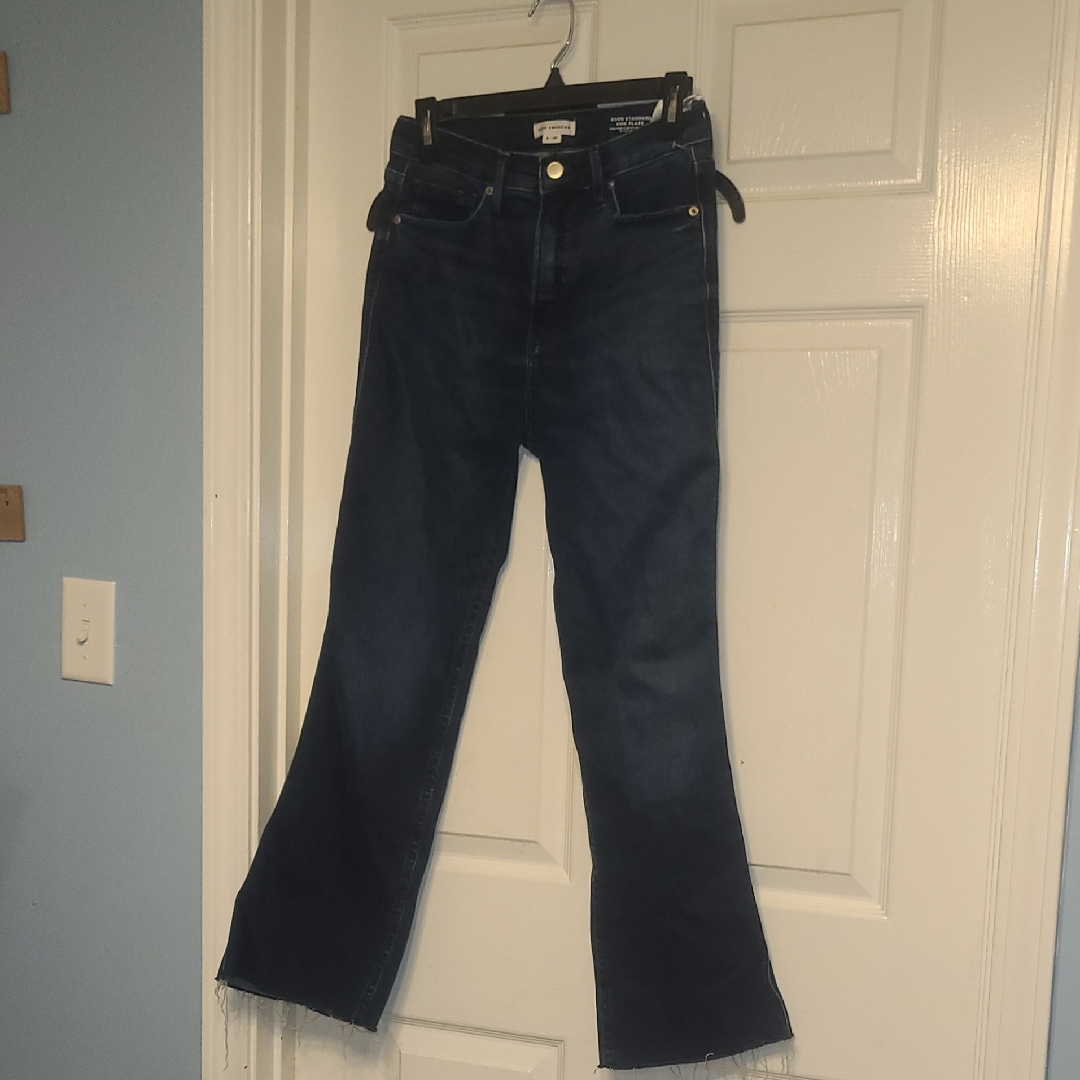 Good American Dark Indigo Flare Jeans
